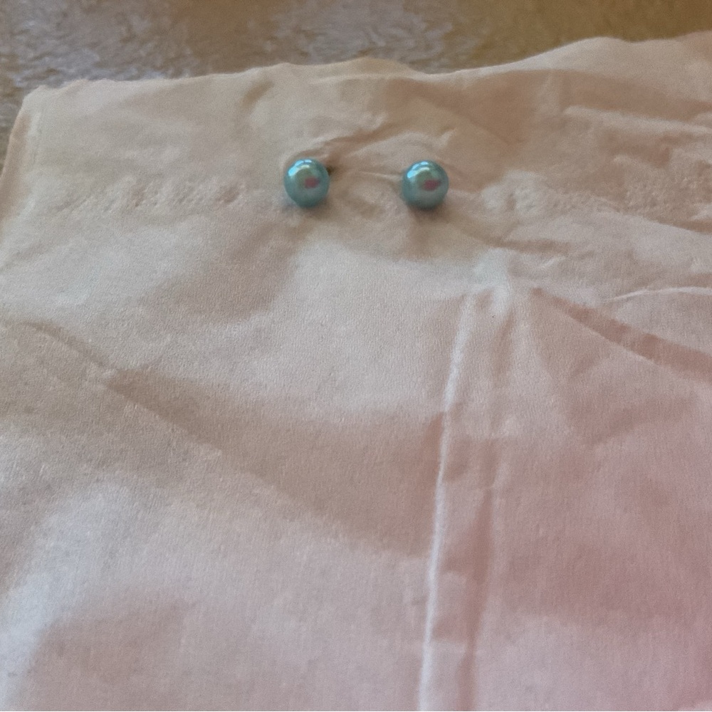 Elegant Blue Stud Earrings